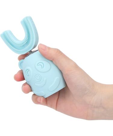 Electric Children's Toothbrush - Automatic U-Shaped Light-Up Brush IPX7 Waterproof for Kids (Blue) - Buy Online on GoSupps.com