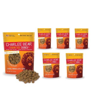 Crunchy Chicken Pumpkin and Apple Flavor Dog Treats - 6 Pack 8 oz Each