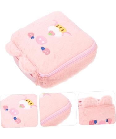 Healeved 4-Piece Plush Storage Bag Set - Rabbit Tampon Holder & Women's Cosmetic Bags for Period Essentials - Buy Online on GoSupps.com