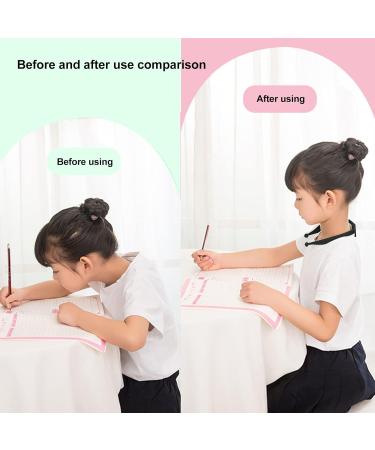 Straight Posture Corrector Trainer for Students | Improve Posture in 24 Days | Upper Back Brace Support for Study & Homework (Black - Buy Online on GoSupps.com