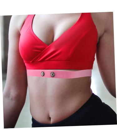Dikaca Heart Frequency Breast Belt - Wireless Cardiac Monitor Replacement Strap | Sports Heart Rate Measuring Device - Pink 33.00x0.10cm - Buy Online on GoSupps.com