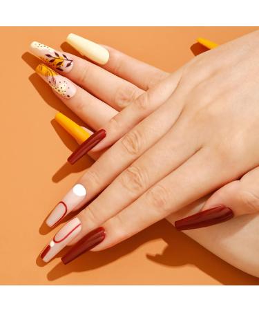 RSTYLE Gel UV Nail Polish 6 Colours 6 ml Popular Reddish Brown UV Nail Polish Set Colour Gel for Gel Nails Nail Polish Shiny Shellac Nail Polish Soak Off UV LED Nails Brown chestnut - Buy Online on GoSupps.com