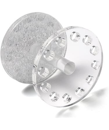 minkissy 1pc Nail Display Stand Make up Makeup Brish Holder Makeup Pen Stand Pen Display Holder Nail Tool Organizer Holder for Nail Brush Nail Brush Tool Stand Nail Art Penholder 8.7x8.5cm Silver Transparent - Buy Online on GoSupps.com