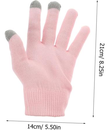 Didiseaon 1 Pair Gel Pink Gloves Moisturizing Gloves Hand Protection Overnight Spa Gloves Hand Lotion Gloves Hand Moisturizer Gloves Hand Caring Gloves Ordinary Cotton Essential Oil 21x14cm Pink - Buy Online on GoSupps.com