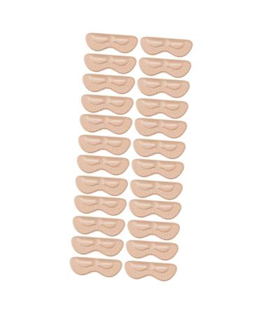 NOLITOY 3 Sets 4 Pairs Anti-wear Back Stickers Wedge Heels Strips Shoe Inserts Heel Cushion Inserts Women Foam Stickers Comfortable Post Post High Elastic Sponge