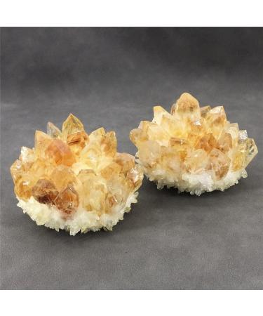 Yellow Crystal Cluster Natural Quartz Cluster for Crystal - Buy Online on GoSupps.com