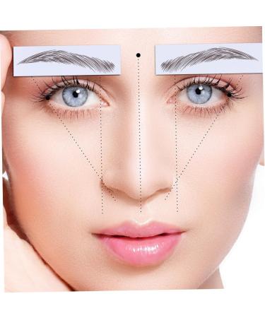 FOMIYES 12 Pcs Eyebrow Stickers Waterproof Makeup Eyebrows Tattooed Eyebrow Stencils Makeup Tools 3d Make up - Buy Online on GoSupps.com