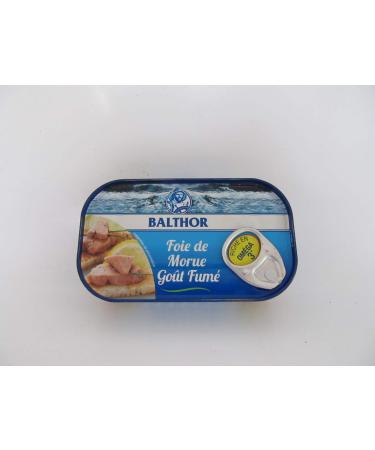 Balthor Cod liver smoked taste - The box of 123 g net drained