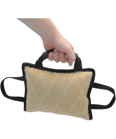 Bite Sleeve Guard Dog Training Bite Training Bite Pillow Dog Training Equipment for Young Dog Fit Both Arms Dog Collars Bite Protection Sleeve Universal Strengthened for Dog Training Handmade of Jute - Buy Online on GoSupps.com
