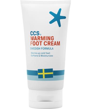 CCS Warming Foot Cream 150ml - Moisturise and Soften Dry Skin and Cold Feet with a warming sensation