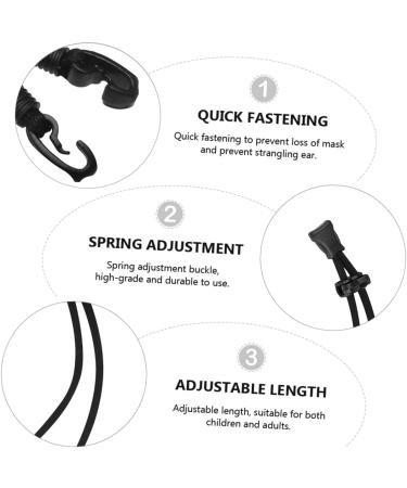 Gleavi Mask Cable Earrings - 2 Pack Anti-Ear Bracket Extensions & Sunglasses Strap Holder for Comfort & Style - Buy Online on GoSupps.com