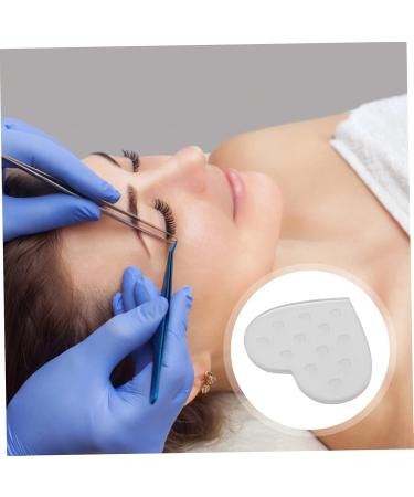 Gatuida Support pour Greffe de Cils en Verre C ur Transparent Palette 12 Trous pour Extensions de Cils Professionnel Salon de Beaut  - Buy Online on GoSupps.com
