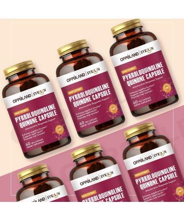 Pyrroloquinoline Quinone (PQQ) Supplement 20 mg | Heart Health Support | Gluten-Free Non-GMO Vegetarian | 60 Veg Capsules - Buy Online on GoSupps.com