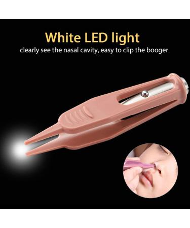 Baby Nose Cleaning Tweezer with LED Light - Safe, Durable, Anti-Skid Design - Buy Online on GoSupps.com