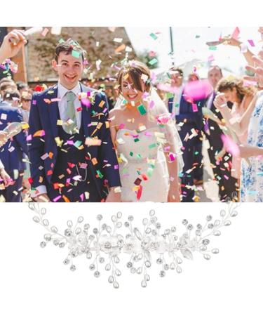 ISLHJDD Flower Bride Wedding Hair Vine Pearl Hair Accessories Wedding Hair Accessory Decorative Wedding Hair Comb Hair Accessories for Brides Girls - Buy Online on GoSupps.com