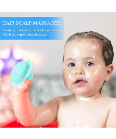 Healvian Soft Bristle Baby Bath Massage Brush - Toddler Safe Hair Washing and Scalp Cleaning Tool - Buy Online on GoSupps.com