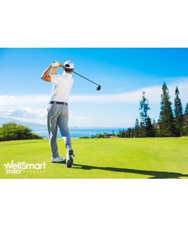 WellSmart Pro Golf Huggy - Premium Lower Back Support for Golfers & Tennis | Adjustable Compression Brace for Injury Protection, Pain Relief & Recovery | Comfortable & Strong Design - 3 Sizes Available - Buy Online on GoSupps.com