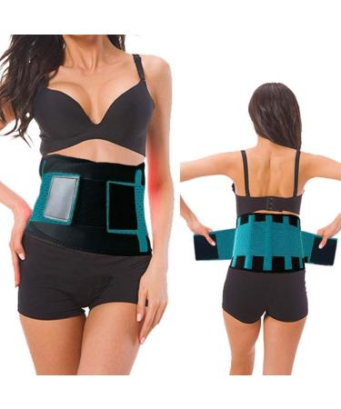 Lumbar brace Men's Elastic Corset Back Lumbar Brace Support Belt Waist Orthopedic Posture Corrector Low Back Belt Waist Support men Blue X-Large - Buy Online on GoSupps.com