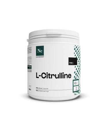L-Citrulline 100% Pure - 400 Capsules | BioKyowa Patented Quality For Anabolism and Muscle Congestion Vegan Amino Acid Malate and GMO Free |Nutrielement by Nutrimuscle