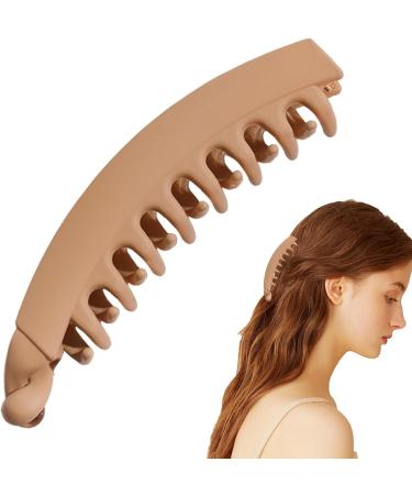 Shark Clips for Hair - Cute Hair Accessories with Banana Design - Non-Slip Shark Claws - Perfect for Festivals Vacations Traveling and Weddings Frifer Frosted Milk Coffee - Buy Online on GoSupps.com