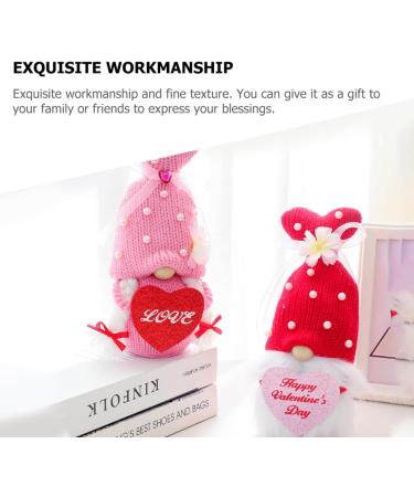 Alipis Valentines Decorative Valentine Festival Accessory Supply Decors Decor Dwarf Gnome Day Adorable As Shown 111x9x26cm - Buy Online on GoSupps.com