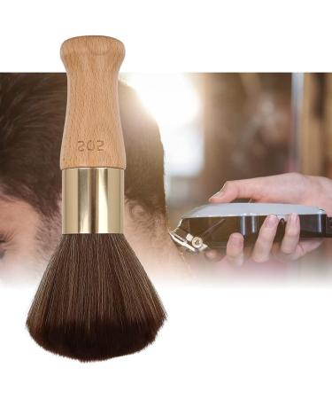 Neck Duster Brush Hair Cutting Neck Duster Brush Barber and Salon Brush to Remove Loose Hair From Neckline and Ears After Haircut Stand Up Base (Original Wood Color) - Buy Online on GoSupps.com
