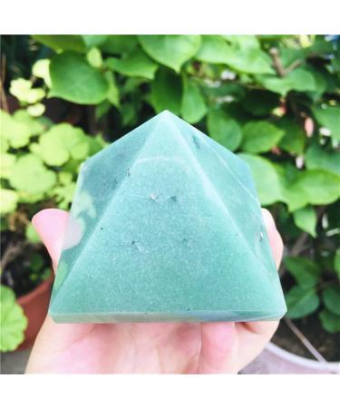 4cm Donglin Jade Quartz Pyramid Natural Triangled Crystal Point Chakra Reiki Balancing