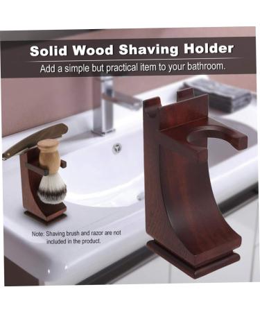 Angoily 2-in-1 Men's Electric Razor & Wooden Storage Stand - Premium Bamboo Shaver Holder for International Shipping - Buy Online on GoSupps.com