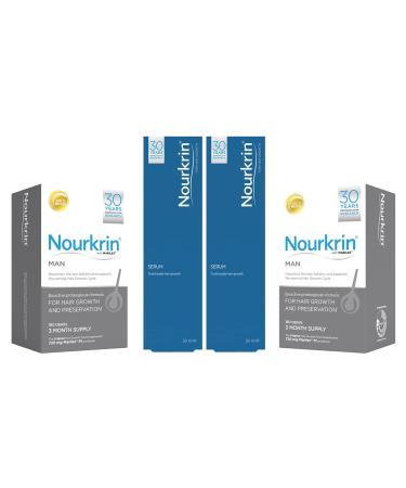 Nourkrin Man 6 month with 2 FREE serum