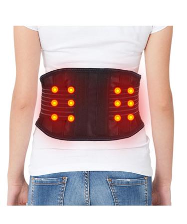 XWSM lumbar support Selbstw rmend 20 magnets Back support waist support girdle belly heat for men women relieve pain sciatica scoliosis herniated disc (size: XL/X-Large)