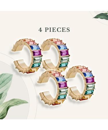 Tinnitus KyaniteION Women Ear Cuff Kyanite ION Women Ear Cuff Rhinestone Non Pierced Ear Clips Cuff earrings Jewelry Gifts for Women (2pc) - Buy Online on GoSupps.com