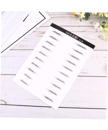 FOMIYES 2 Pairs Hair Supplies Waterproof Makeup Eyebrows Transfer Stickers Cosmetic Make up The Lazy Miss - Buy Online on GoSupps.com