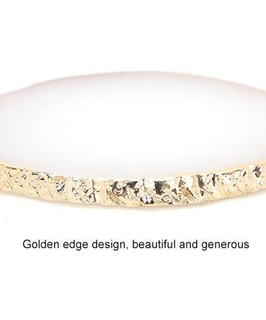  OKAT Manicure Palette Nail Polish Pigment Mixing Plate Comfortable Texture for Nail Art Display Stand for Photo Props (White) - Buy Online on GoSupps.com