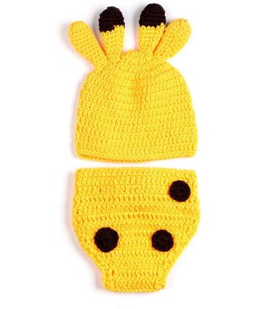 Eshining Handmade Baby Photography Props - Cute Deer Yellow Knitting Clothes for Newborns - Buy Online on GoSupps.com
