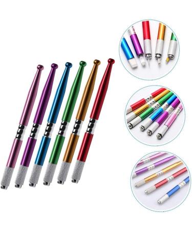 TOVINANNA 6pcs Ball Embroidery Pen Microblade Brow Pen Eyebrow Eyebrow Pens Plastic - Buy Online on GoSupps.com