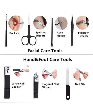 Premium Nail Clippings Set | Manicure Kit for Men | Portable Grooming Travel Case | Perfect Gift for Husband & Friends - Buy Online on GoSupps.com