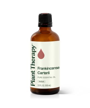 Plant Therapy Frankincense Carterii Essential Oil 100% Pure Undiluted Natural Aromatherapy Therapeutic Grade 100 mL (3.3 oz) Unscented 1 Fl Oz (Pack of 1)