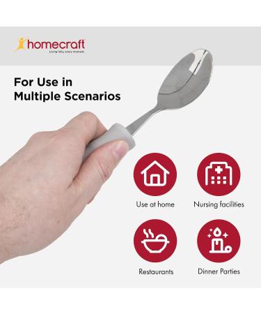 Homecraft Lightweight Foam Handled Cutlery Spoon | VAT Relief Eligible | Adaptive Dining Utensil for Elderly, Disabled, Arthritis | Easy Grip Silverware - Buy Online on GoSupps.com