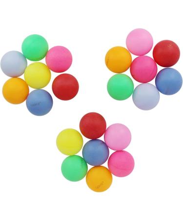 Assorted Color 50 Pack Beer Pong Balls - Washable Plastic Table Tennis Balls by TADICK - Buy Online on GoSupps.com