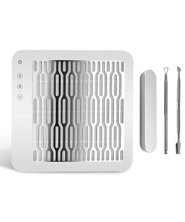 AONOLOVO Nail Dust Collector | Adjustable Suction | Upgraded Powerful Nail Vacuum Dust Extractor for Acrylic, Gel, Dip Nails | Includes Cuticle Nail Pusher - Buy Online on GoSupps.com