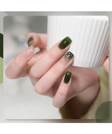 GAOY Gel Nail Polish Kit - 3 Colors (16ml) Jelly White Green | Soak Off UV Gel Set - Mint Milk for Perfect Nails - Buy Online on GoSupps.com