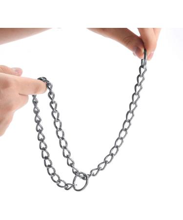 Mogokoyo Stainless Steel Dog Choke Chain Collar Puppy Metal P Chain Slip Collar Pet Training Walking Choker(3.0mm 20.0 Inch) 3.0mm x 20.0 inch - Buy Online on GoSupps.com