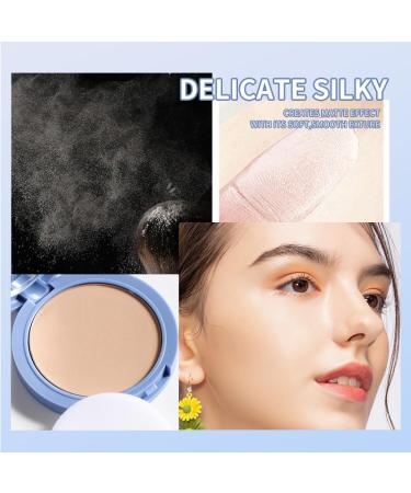 Oil Control Face Pressed Powder - Matte Waterproof Translucent Setting Powder for Women Cruelty-Free 0.35 Oz (03# Dark - Buy Online on GoSupps.com