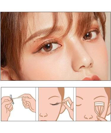 2Pairs Self Adhesive False Eyelashes Reusable 3D Eyelashes Natural Half Lashes for Every Type of Face Easy to Wear No Glue Need - Buy Online on GoSupps.com