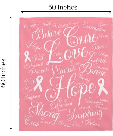 Breast Cancer Chemotherapy Blanket - Supportive Gifts for Women in Pink - Buy Online on GoSupps.com