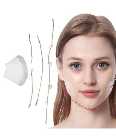 V Face Lifting Tape Slimming Anti Wrinkle Face Pads Lifting Saggy Skin Double Chin Firm Lift Up Firming Anti Aging Face Lifting Tape Face Shaping Tools