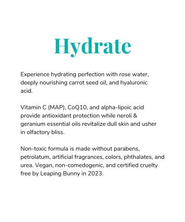 Ultra Hydrating Lotion with Rose Water & Carrot Seed Oil | Revitalize Dull Skin | Nourishing & Hydrating | 1.0 FL OZ - International Shipping Available - Buy Online on GoSupps.com