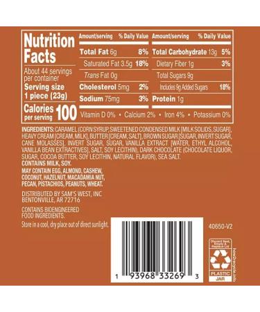 Members Mark Chocolate Soft Sea Salt Caramels - 36 Oz. - Buy Online on GoSupps.com