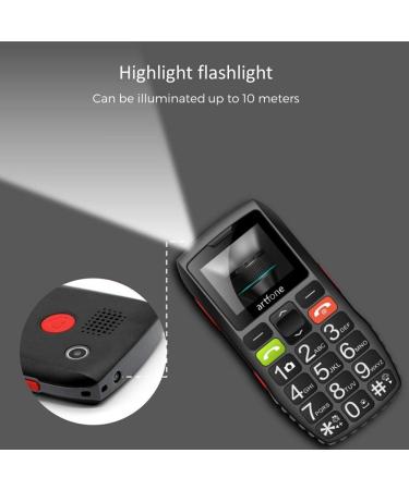 Artfone C1 Mobile Phone for Elderly - Big Buttons High Volume & SOS Function | International Shipping - Buy Online on GoSupps.com