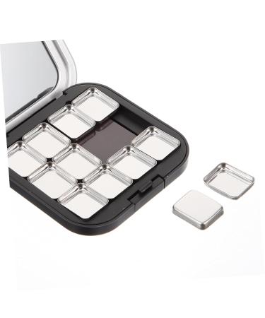 FRCOLOR 2pcs Makeup Palettes - Empty Eyeshadow & Lip Balm Palette with Pans for Women - Magnetic Contouring Makeup Tray - Buy Online on GoSupps.com
